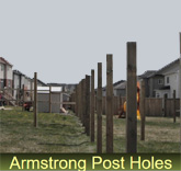 Armstrong Post Holes